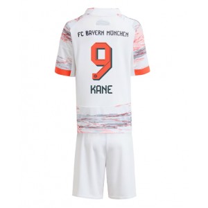 Bayern Munich Harry Kane #9 Jalkapallovaatteet Lasten Vieraspeliasu 2025-26 Lyhythihainen (+ Lyhyet housut)